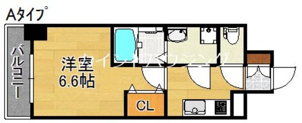 住ノ江駅 徒歩4分 8階の物件間取画像